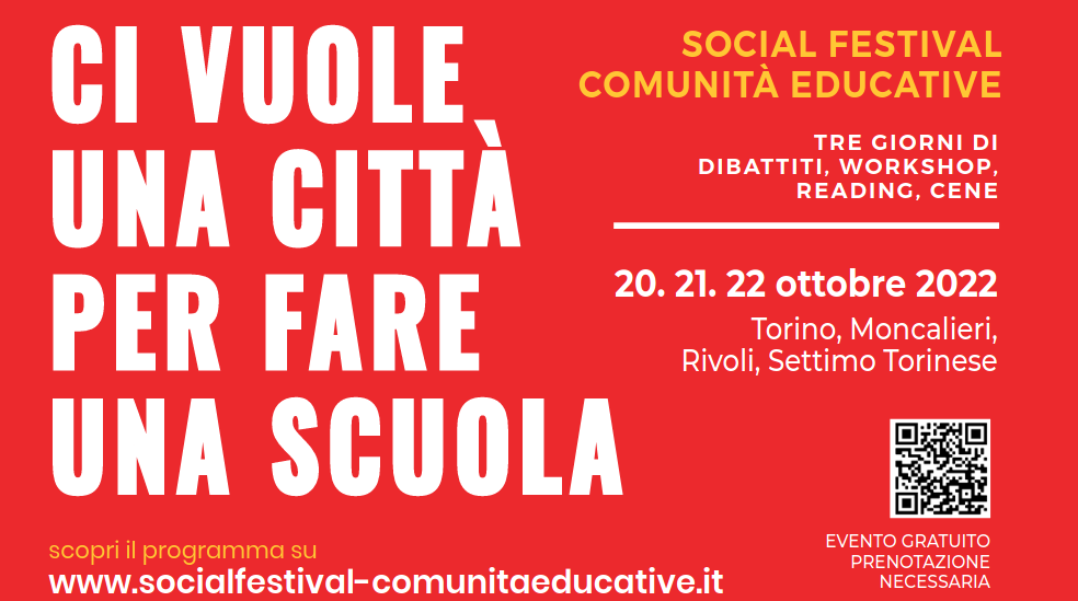 Social Festival Comunità Educative “Ci vuole una città per fare una scuola”